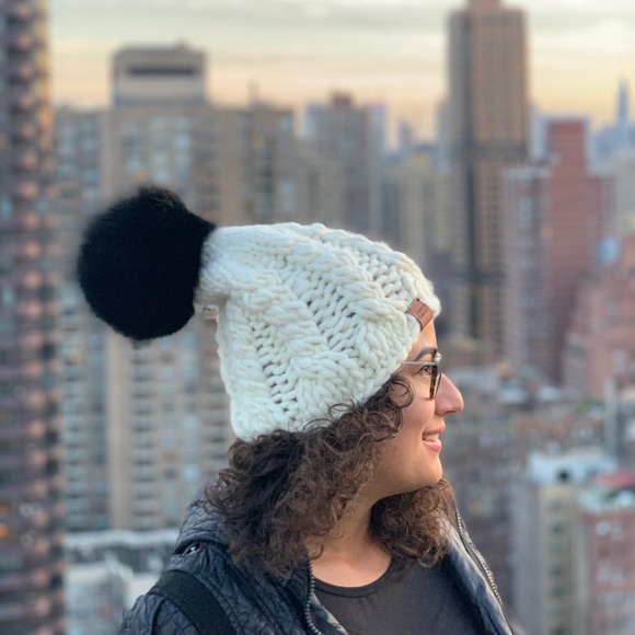 Jackie O. Color Block Beanie main image 3